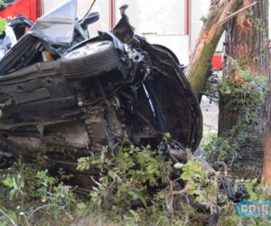 Tragiczny wypadek w miejscowości Miradz, czterech młodych ludzi nie żyje