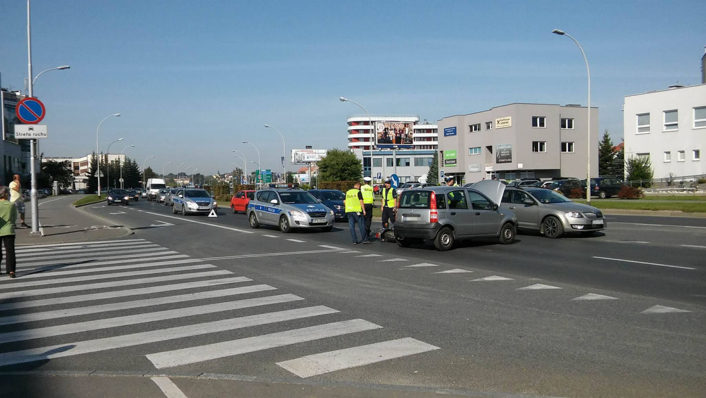 Wypadek przy Millenium Hall w Rzeszowie