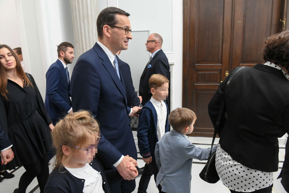 Mateusz Morawiecki z dziećmi
