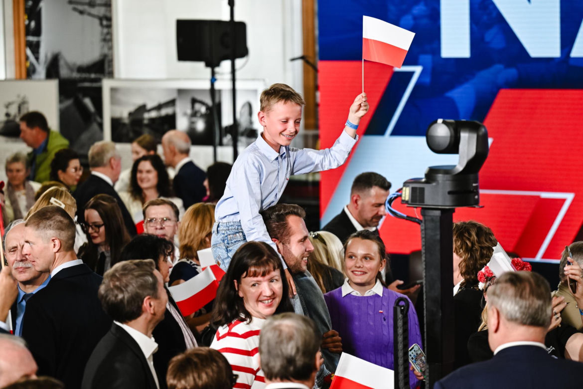 Rodzina Karola Nawrockiego na wieczorze wyborczym 