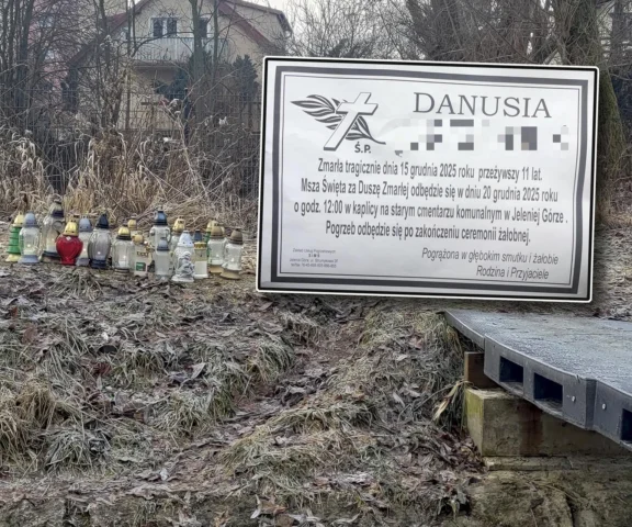 	Całe miasto pogrążone w smutku. Jelenia Góra żegna 11-letnią Danusię