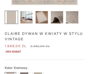 Cena dywanu w czarny piątek - 28 listopada