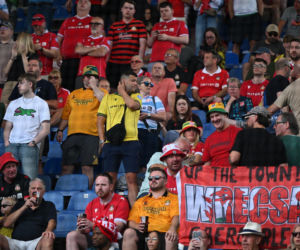 Wisła Kraków - Wrexham. Kibice