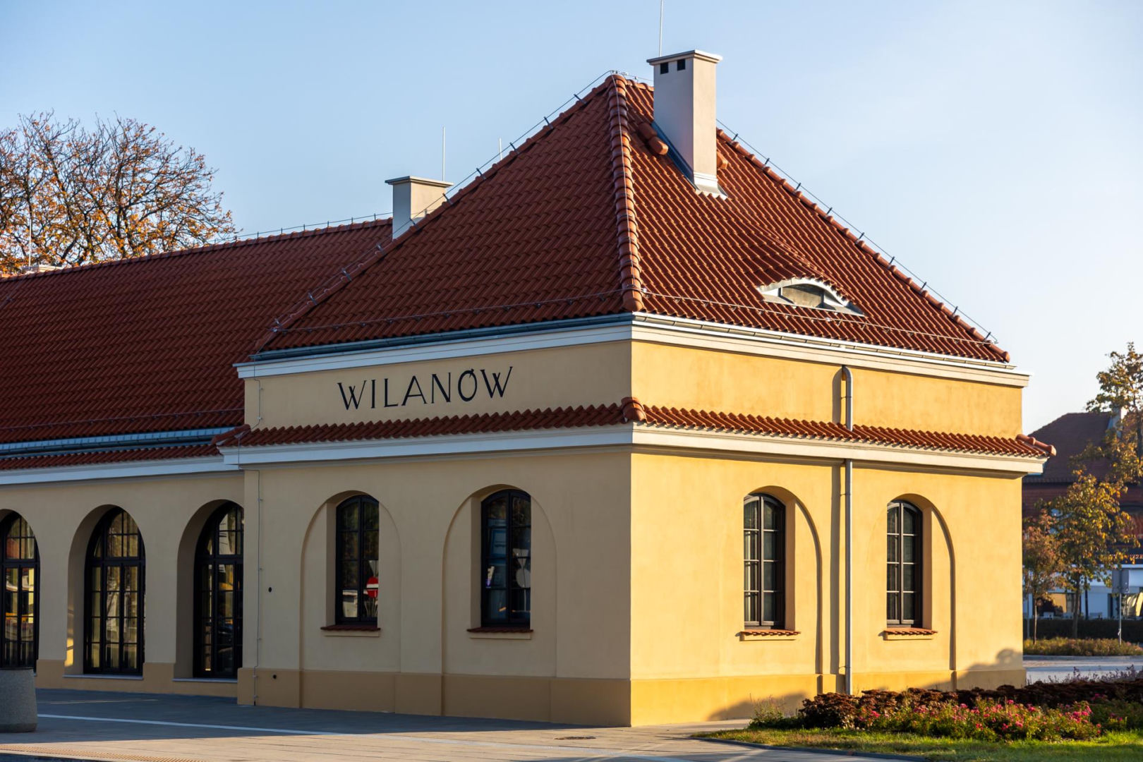 Dawny dworzec Kolei Wilanowskiej w Warszawie po remoncie