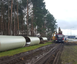 Koniec z podtopieniami posesji. Trwa budowa kolektora wschodniego w Lesznie