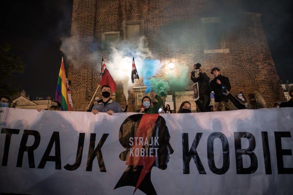 Strajk Kobiet. Wielotysięczny protest w Krakowie