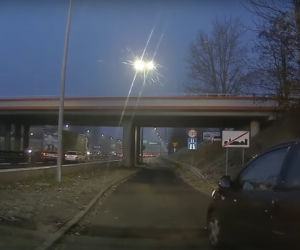 Na autostradzie cofali pod prąd. Bulwersujące nagranie prosto z Katowic