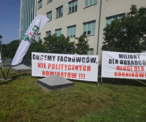 Protest związkowców JSW - czerwiec 2026