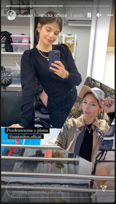 M jak miłość na planie. Lilka (Monika Mielnicka)