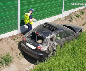 Spowodował wypadek i odjechał! Zostawił rannego kierowcę w dachującym aucie
