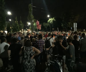 Protest przed domem Jarosława Kaczyńskiego, 22 lipca