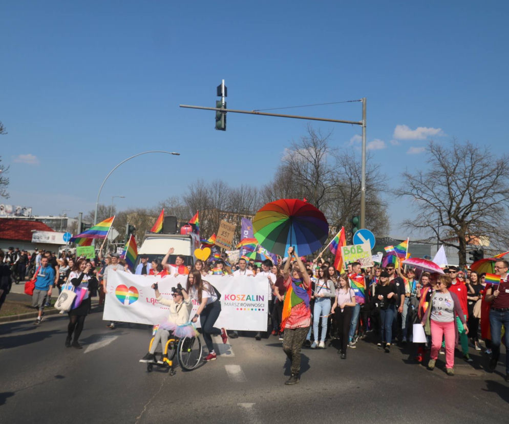 Marsz Równości w Koszalinie w 2019 roku. W kwietniu odbędzie się druga edycja wydarzenia