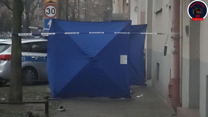 Tragedia w Warszawie. Wyszedł na oblodzony balkon, poślizgnął się i spadł. Nie żyje