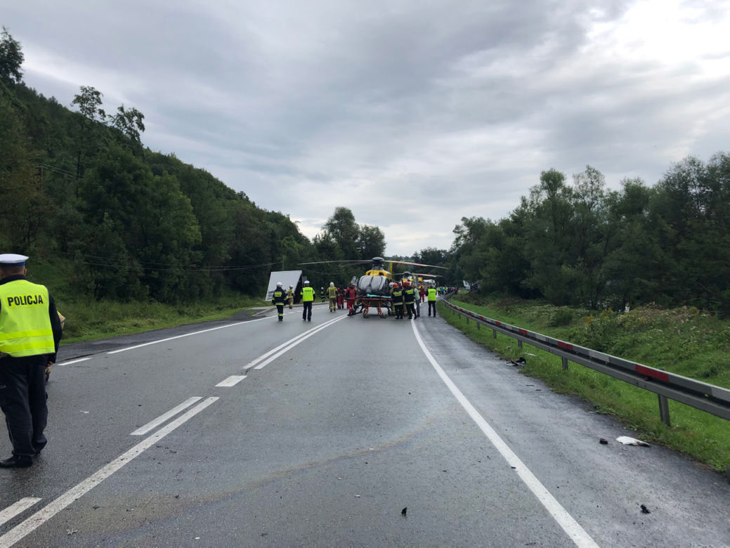 Wypadek w Witowicach Górnych