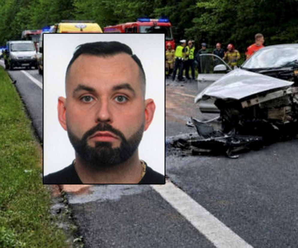 Koszmarny wypadek pochłonął trzy ofiary. Kierowca BMW uciekł ze szpitala, prokuratura wydała list gończy!