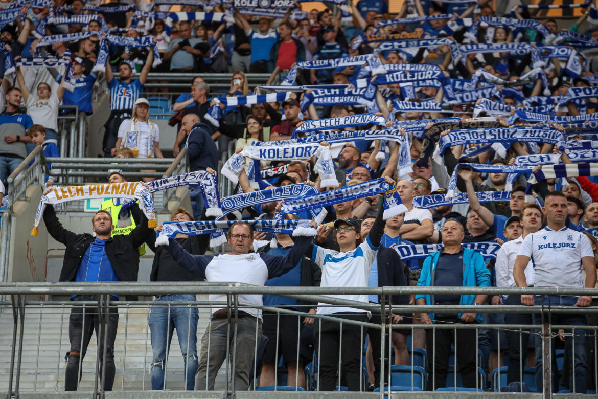 Lech Poznań - Spartak Trnava. Blisko 30 tysięcy kibiców zasiadło na Enea Stadionie. Tak się bawili 