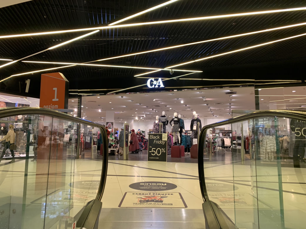 Galeria Katowicka. Black Friday w sklepie C&A