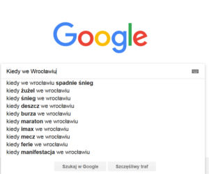 Wrocław w Google