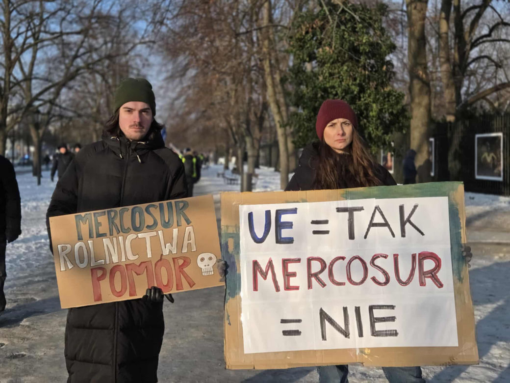 Protest rolników w Warszawie (9.01.2026)