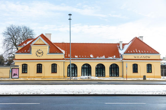 Dawny dworzec Warszawa Wilanów po remoncie