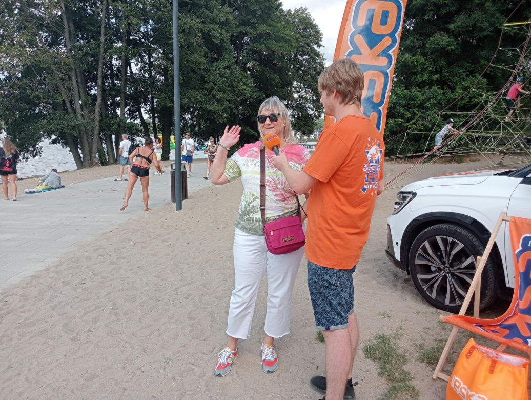 Eska Summer City Olsztyn. Pomarańczowa ekipa na Plaży Miejskiej
