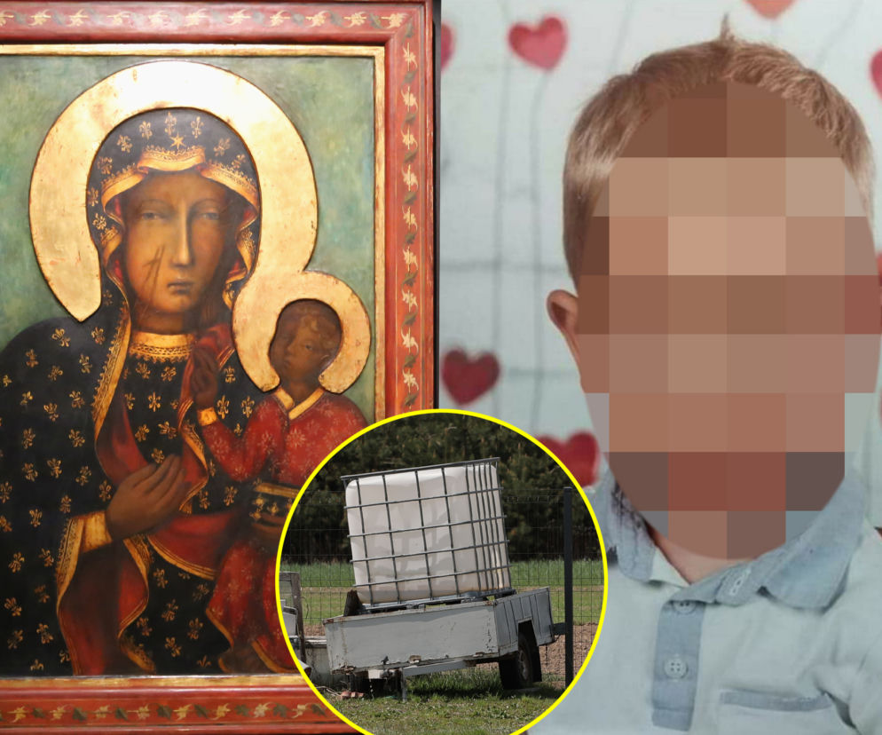 Matka Boska Częstochowska uratowała Antosia. Przygniótł go wielki pojemnik. To cud? 