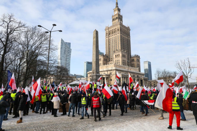Protest rolników w Warszawie (9.01.2026)