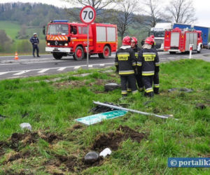 Porsche Macan wypadek w Polsce / zderzenie z Audi A4 Avant