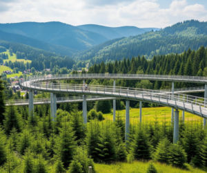 Podniebny rower w Muszynie. Czy to nowa wizytówka regionu?