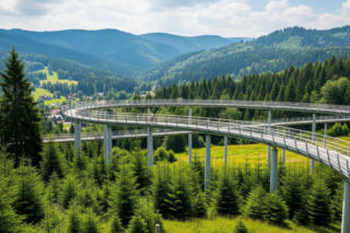 Podniebny rower w Muszynie. Czy to nowa wizytówka regionu?