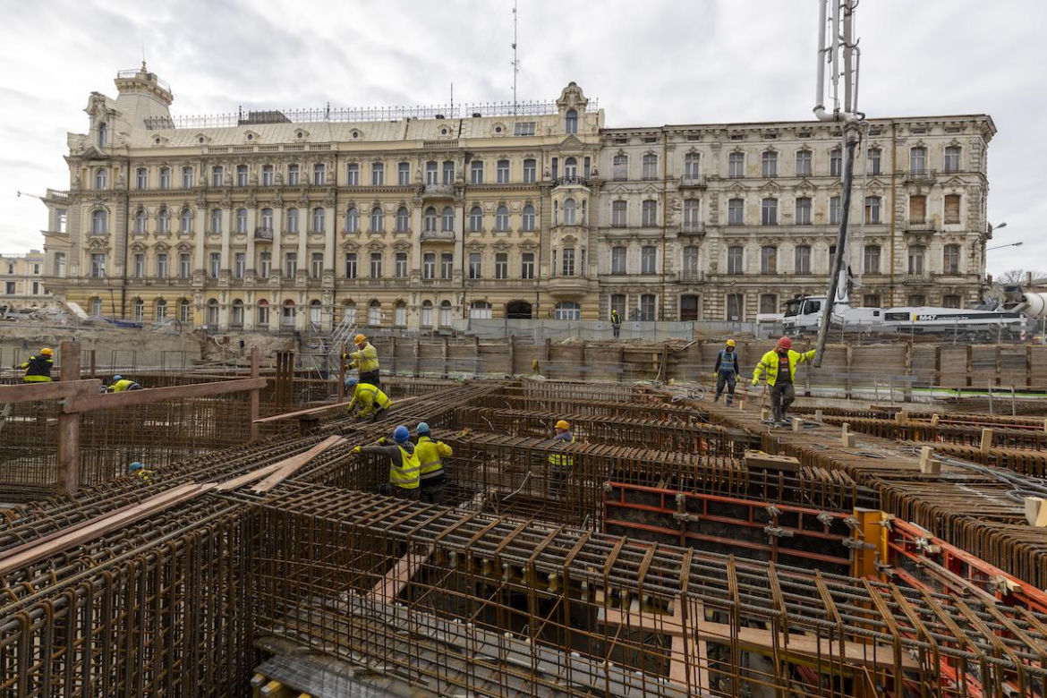Budowa przystanku Łódź Śródmieście 