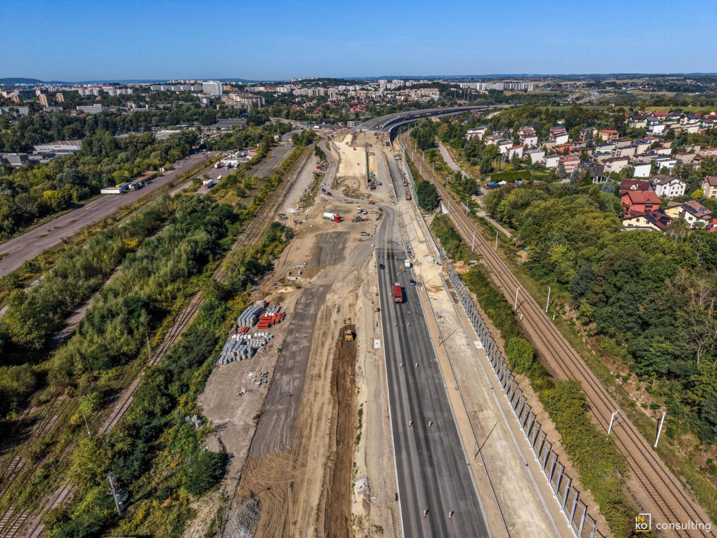 Węzeł Mistrzejowice i węzeł Grębałów - budowa wrzesień 2026