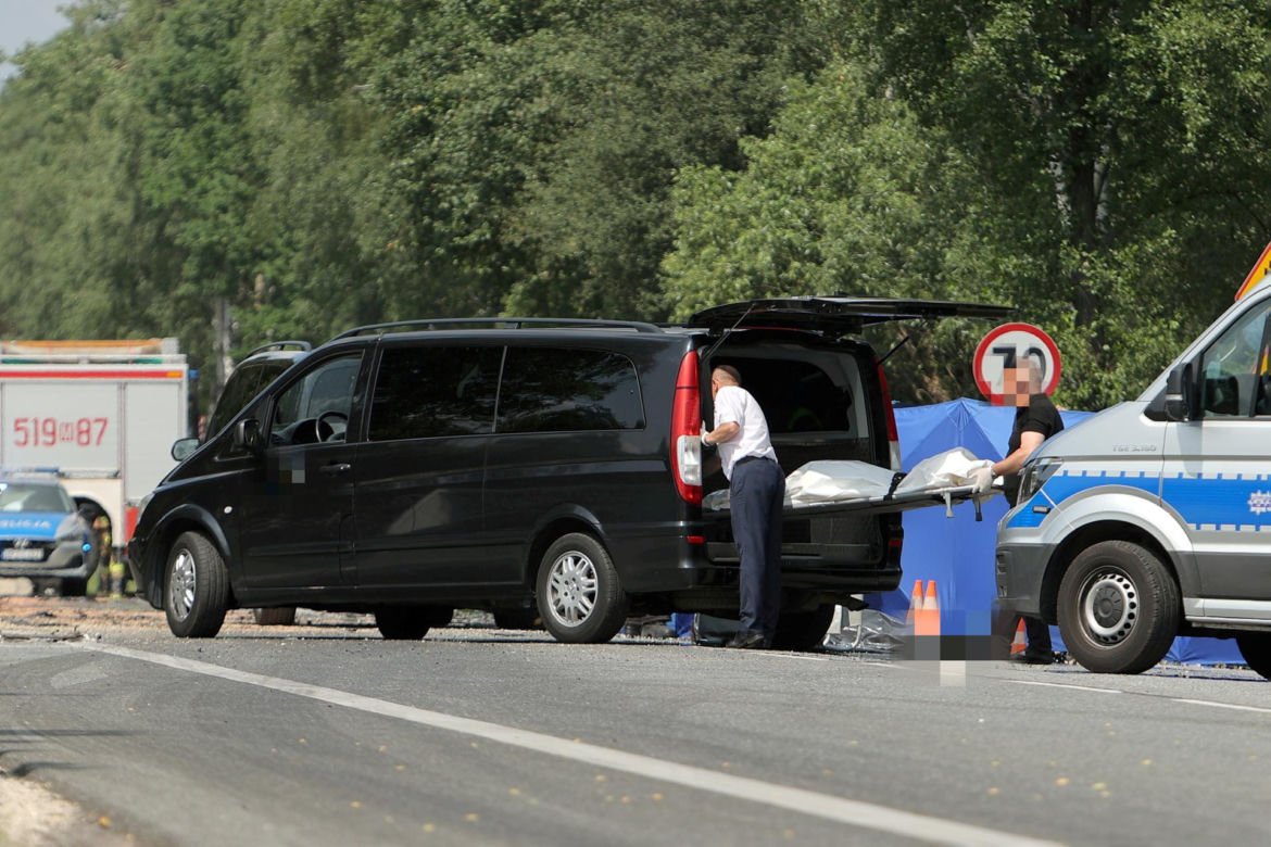 Widok małych zmasakrowanych ciał był przerażający