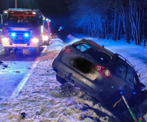 Wypadek pod Iławą, sześć osób w szpitalu