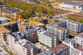 Nowe osiedla na Kamionku w Warszawie