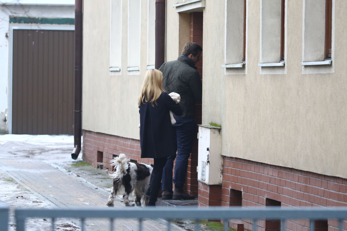 Kasia Tusk po raz pierwszy z dzieckiem.