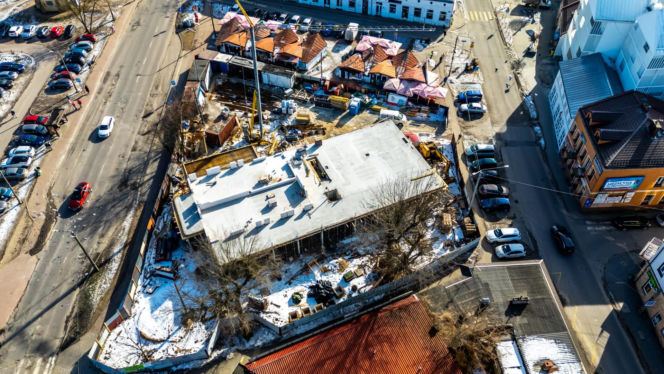 Budowa targowiska w Otwocku