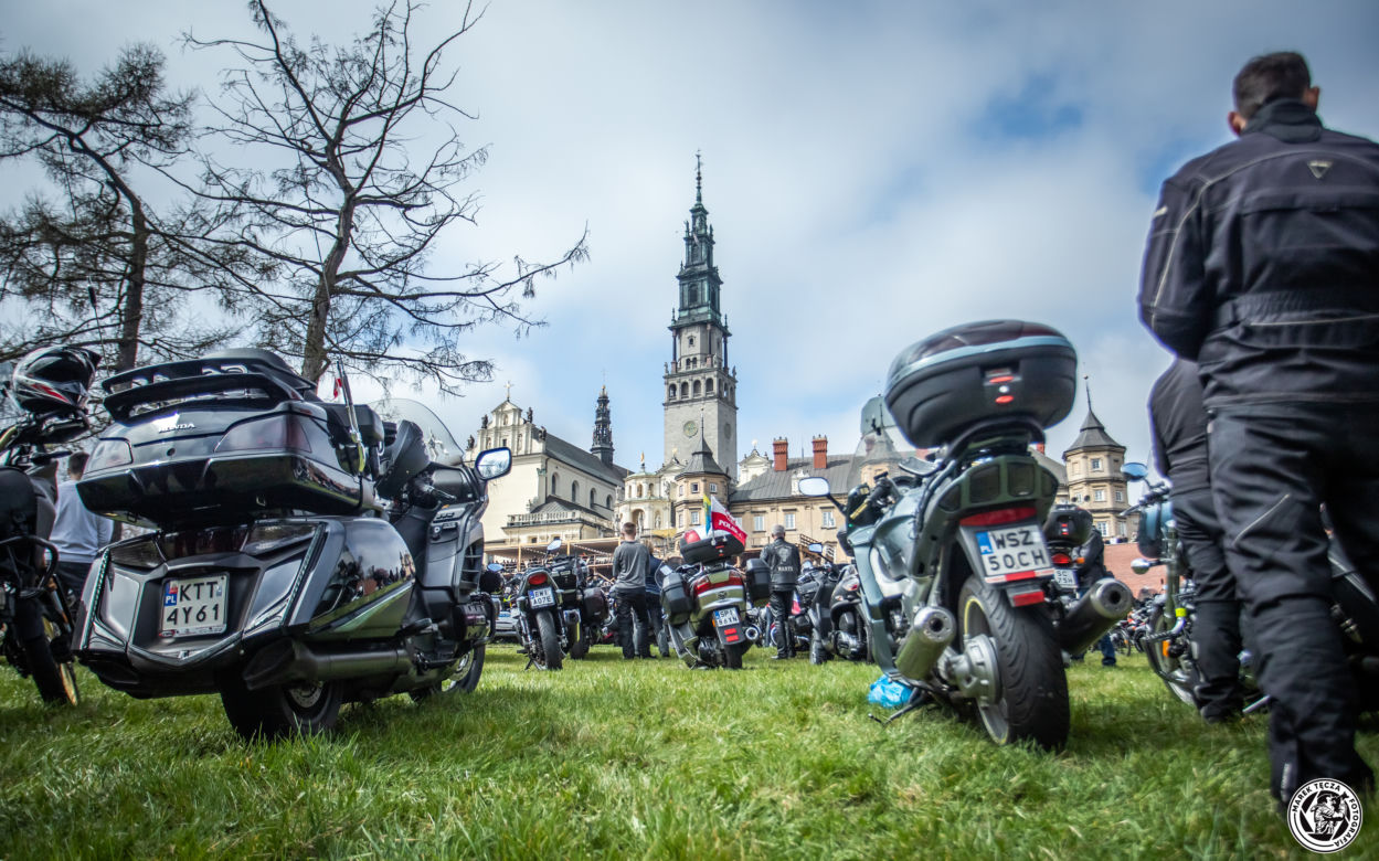 Motocyklowy Zlot Gwiaździsty na Jasnej Górze w Częstochowie