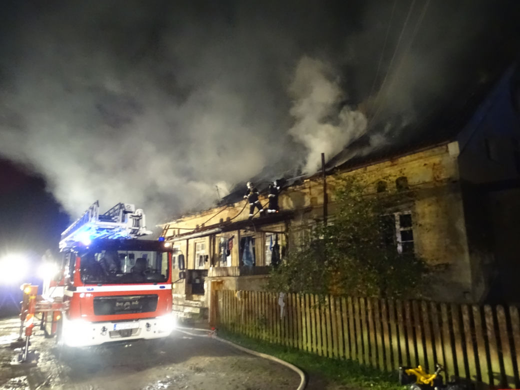 Pożar w Durach pod Morągiem
