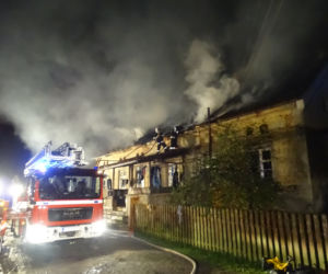Pożar w Durach pod Morągiem