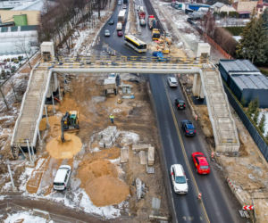 Weekendowe utrudnienia na DK94. Będą budować odwodnienie przy kładce