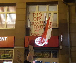 Protest w centrum Bydgoszczy