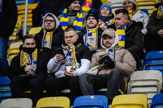 Arka Gdynia - Legia Warszawa: Zdjęcia kibiców z meczu 20. kolejki PKO BP Ekstraklasy