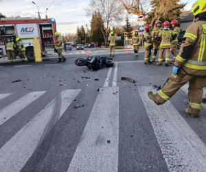 Baron miał spowodować wypadek pod Warszawą
