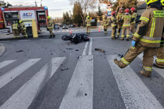 Baron miał spowodować wypadek pod Warszawą