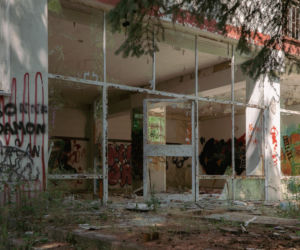 Ośrodek w Kiekrzu przed rozbiórką