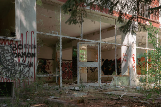 Ośrodek w Kiekrzu przed rozbiórką