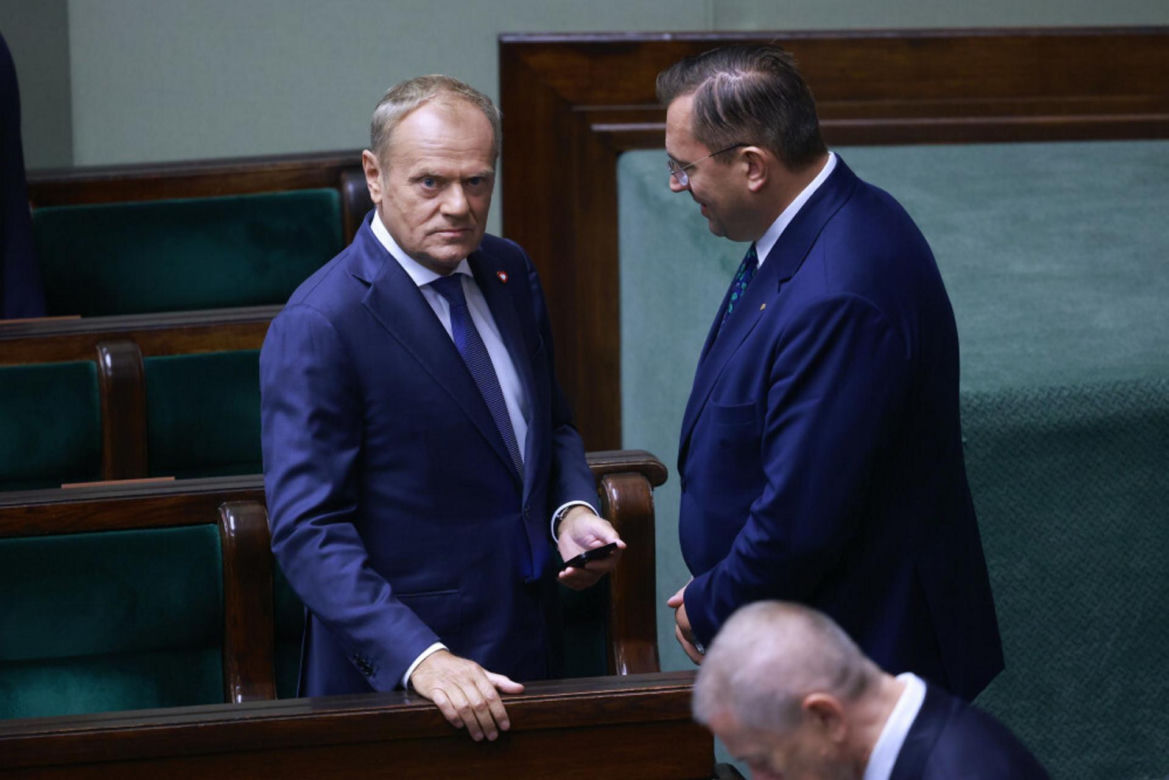 Wszystkie miny Donalda Tuska.