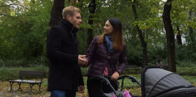 M jak miłość, Iza (Adriana Kalska), Artur (Tomasz Ciachorowski)