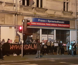 Protest kobiet w Przemyślu 